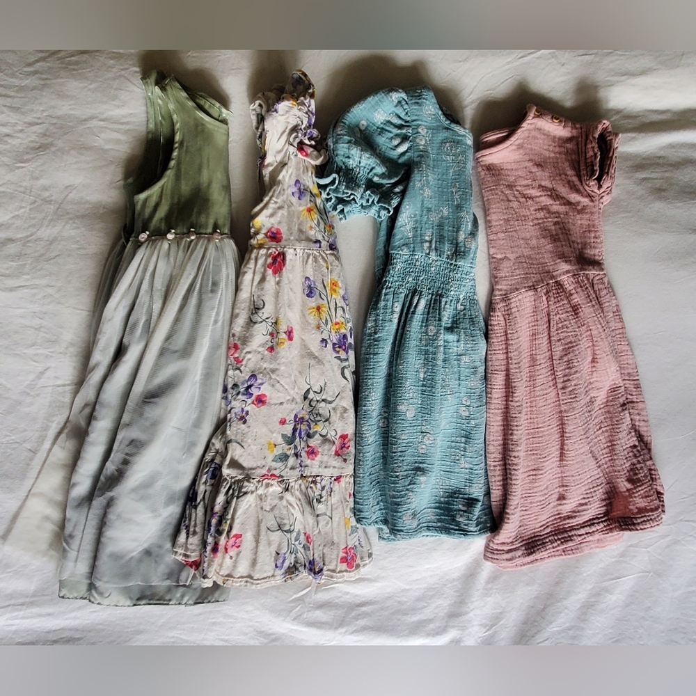 Girls 4/5 Natural Fibers Dress Bundle